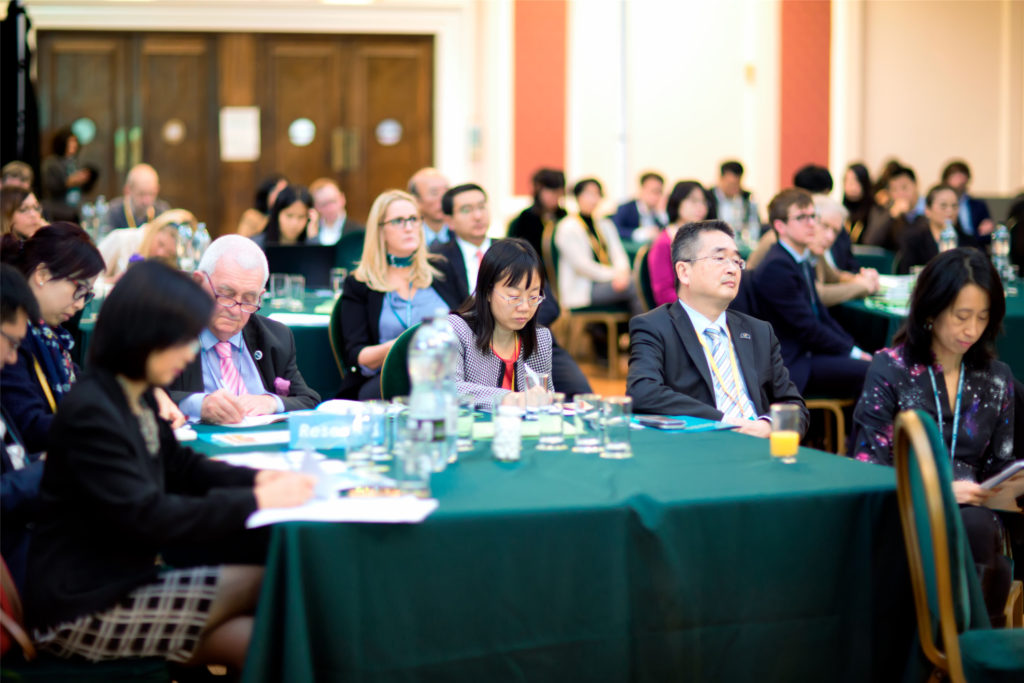 Audience in a large event in Guildhall