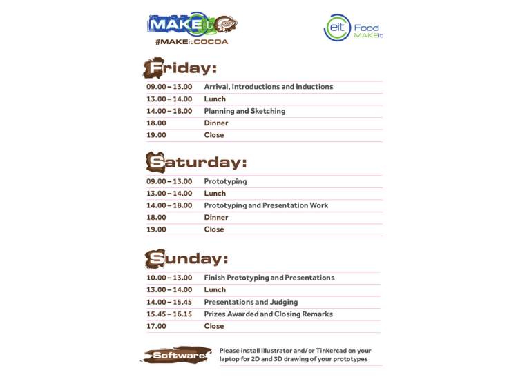 Template agenda for event