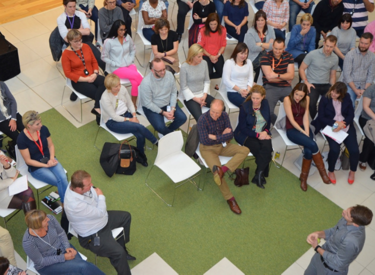 Photo of people in a workshop